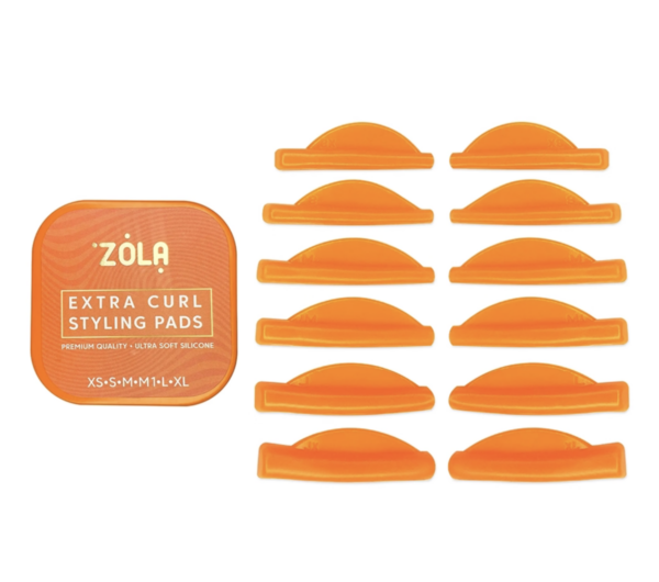 Set of eyelash lamination rollers ZOLA / Extra Curl Styling Pads (XS, S, M, M1, L, XL)